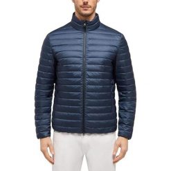 Kurtka GEOX M DERECK Niebieski. Niebieskie kurtki męskie Geox, m, bez wzorów, z tkaniny, casualowe, bez kaptura. Za 675.99 zł.