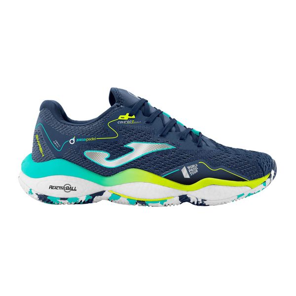 Buty tenisowe męskie Joma Smash Men clay. Niebieskie buty sportowe męskie Joma, bez zapięcia, tenisowe. Za 366.00 zł.