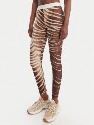 Just Cavalli Legginsy 80PAC100 JS558 Brązowy Skinny Fit. Brązowe legginsy damskie Just Cavalli, bez wzorów, z syntetyku. Za 669.99 zł.