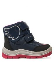 Geox Śniegowce B Flanfil Girl B Abx B463WA 054FU C4268 S Granatowy. Niebieskie buty zimowe dziewczęce Geox, ze skóry, bez zapięcia. Za 239.99 zł.
