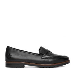Loafersy Rieker. Czarne mokasyny damskie Rieker. Za 349.99 zł.