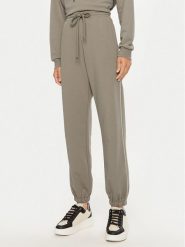 Max Mara Leisure Spodnie dresowe Pirano 2426786088 Beżowy Regular Fit. Brązowe spodnie dresowe damskie Max Mara Leisure, s, bez wzorów, z dresówki. Za 449.99 zł.