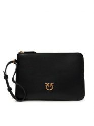 PINKO Torebka Wristlet PE 25 PCPL 104353 A0F1 Czarny. Czarne kopertówki damskie Pinko, bez wzorów, ze skóry, bez dodatków. Za 469.99 zł.