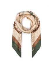 Guess Chusta AW5682 POL90 Beżowy. Brązowe szaliki i chusty damskie Guess, z aplikacjami, z poliesteru. Za 194.99 zł.