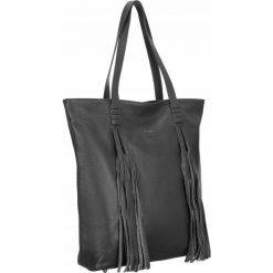 Shopperka skórzana boho Rovicky TWR-164 szara. Szare torebki do ręki damskie ROVICKY, bez wzorów, ze skóry, boho, bez dodatków. Za 337.00 zł.