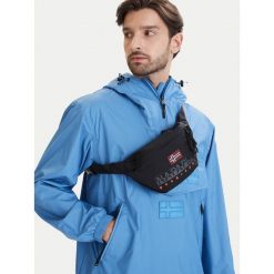 Nerka Napapijri. Czarne saszetki męskie Napapijri, młodzieżowe, małe. Za 179.99 zł.