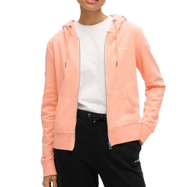 Kurtka Zippée Pomarańczowa Superdry. Brązowe kurtki damskie Superdry., l, bez wzorów, z bawełny, z kapturem. Za 352.45 zł.