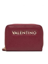 Valentino Portfel Divina VPS1R4139G Bordowy. Czerwone portfele damskie Valentino, bez wzorów, ze skóry. Za 149.99 zł.