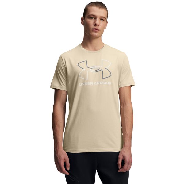 Koszulka Under Armour Foundation. Białe buty sportowe męskie Under Armour, l, bez wzorów, z materiału, bez kołnierzyka, bez ramiączek, na fitness i siłownię. Za 110.60 zł.