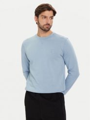 BOSS Bluza Westart 50509323 Błękitny Regular Fit. Niebieskie bluzy męskie Boss, m, bez wzorów, z bawełny, bez kaptura. Za 549.99 zł.