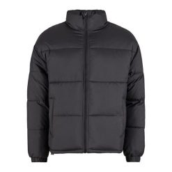 Podstawowa kurtka puchowa Urban Classics. Czarne kurtki męskie Urban Classics, m, bez wzorów, z puchu, bez kaptura. Za 267.50 zł.