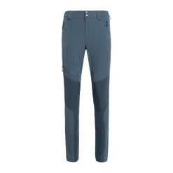Spodnie softshell damskie Rab Torque Mountain. Niebieskie spodnie materiałowe damskie RAB, bez wzorów, z softshellu. Za 539.99 zł.