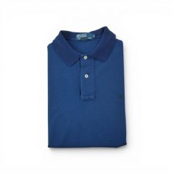 Second life - Polo Ralph Lauren koszulka męska krótki rękaw - Stan bardzo dobry. Niebieskie koszulki sportowe męskie Ralph Lauren, l, bez wzorów, z materiału, bez kołnierzyka, bez ramiączek, na golfa. Za 127.76 zł.