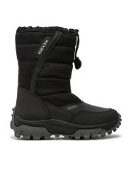 Geox Śniegowce J Himalaya Boy B Abx J26FRA 0FU54 C9999 S Czarny. Czarne buty zimowe chłopięce Geox, bez wzorów, ze skóry, bez zapięcia. Za 269.99 zł.