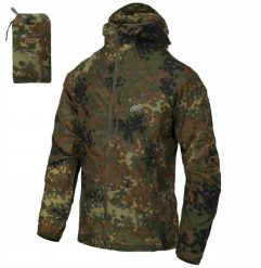 TRAMONTANE Wind Jacket - WindPack Nylon - Flecktarn - XS/Regular. Kurtki męskie HELIKON, m, bez wzorów, z nylonu, bez kaptura. Za 408.47 zł.