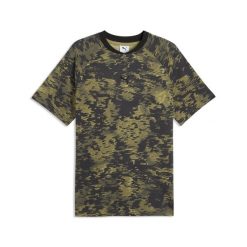 Męska koszulka PUMA Sport Camo PUMA. Czarne koszulki sportowe męskie Puma, m, bez wzorów, z bawełny, bez kołnierzyka, bez ramiączek. Za 129.00 zł.