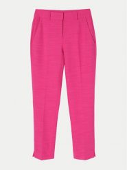 Tatuum Chinosy Rimini T2406.141 Różowy Slim Fit. Czerwone spodnie materiałowe damskie Tatuum, bez wzorów, z bawełny. Za 249.99 zł.