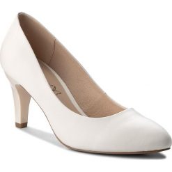 Półbuty CAPRICE - 9-22412-20 White Nappa 102. Białe półbuty damskie Caprice, ze skóry ekologicznej. W wyprzedaży za 199.00 zł.