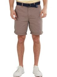Spodenki turystyczne męskie Fundango North Shore Chino Shorts. Brązowe krótkie spodenki sportowe męskie Fundango, m, bez wzorów, z bawełny. Za 299.00 zł.