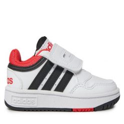 Sneakersy adidas. Brązowe trampki i tenisówki chłopięce Adidas, bez wzorów, bez zapięcia. Za 299.99 zł.