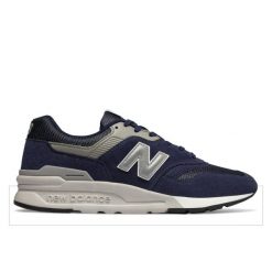 Trenerzy New Balance 997h. Niebieskie buty sportowe męskie New Balance, z materiału, bez zapięcia, do biegania. Za 545.00 zł.