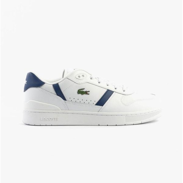 Tenisówki Lacoste Model T-clip Set Kolor Biały. Białe trampki męskie Lacoste, bez wzorów, z materiału, bez zapięcia. Za 488.60 zł.
