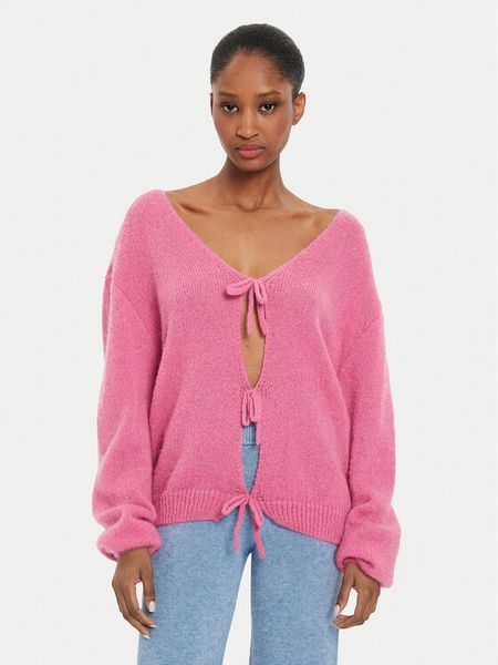 Kontatto Sweter AI2025 3M0194 Różowy Regular Fit. Czerwone swetry damskie Kontatto, m, bez wzorów, z syntetyku, bez kołnierzyka, bez ramiączek, bez kaptura. Za 249.99 zł.