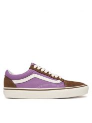 Vans Tenisówki Old Skool VN000D7ZTUD1 Fioletowy. Fioletowe trampki i tenisówki damskie Vans, bez wzorów, ze skóry, bez zapięcia. Za 369.99 zł.