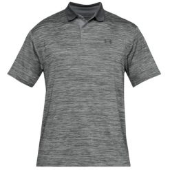 Koszulka polo, męska z krótkim rękawem Under Armour Performance Polo 2.0. Szare koszulki polo męskie Under Armour, m, bez wzorów, z elastanu, sportowe, bez ramiączek. Za 233.75 zł.