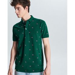 Koszulka polo all over - Zielony. Koszulki polo męskie marki Cropp. Za 59.99 zł.