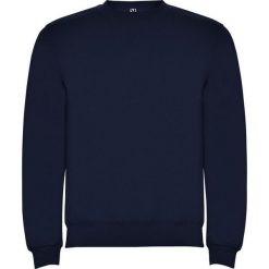 Bluza Unisex Dla Dorosłych Clasica Z Okrągłym Dekoltem. Niebieskie bluzy męskie ROLY, m, bez wzorów, bez kaptura. Za 73.99 zł.