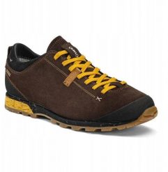 Buty turystyczne AKU Bellamont III Suede GTX - brown/yellow. Brązowe trekkingi męskie Aku. Za 970.65 zł.