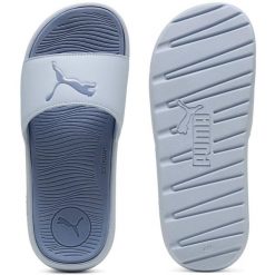 Damskie Slaps Puma Cool Cat 2.0. Niebieskie klapki damskie Puma, bez wzorów, z syntetyku, sportowe, bez obcasa. Za 190.00 zł.