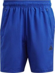 Spodenki męskie adidas Train Essentials Woven Training niebieskie IC6979 2XL 7". Niebieskie krótkie spodenki sportowe męskie Adidas, m, bez wzorów. Za 119.80 zł.