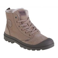Buty Palladium Pampa Hi Zip Wl M 05982-297-M beżowy. Brązowe trampki męskie bez wzorów, z gumy, klasyczne, za kostkę, bez zapięcia. Za 799.10 zł.