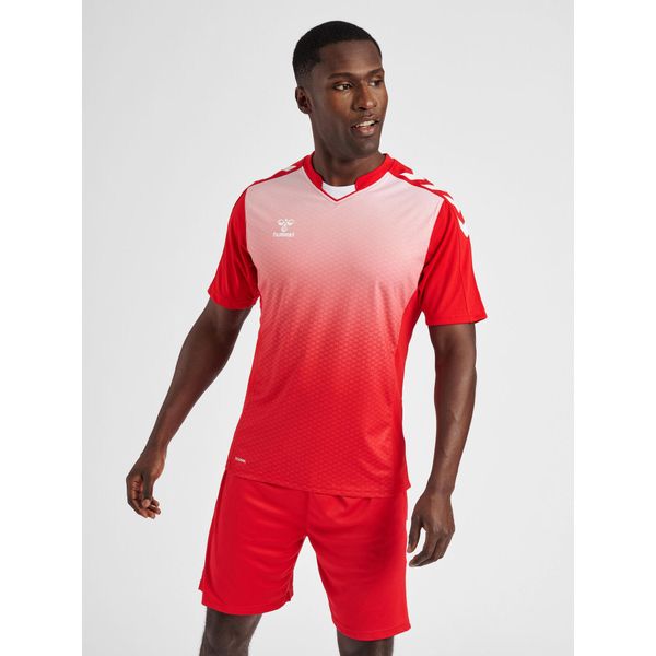 Jersey Hummel hmlcore xk sublimation. Czerwone koszulki sportowe męskie Hummel, na lato, m, bez wzorów, z jersey, bez kołnierzyka, bez ramiączek, na fitness i siłownię. Za 164.00 zł.