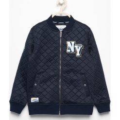 Pikowana bluza bomber - Granatowy. Bluzy dla chłopców marki Reserved. W wyprzedaży za 49.99 zł.