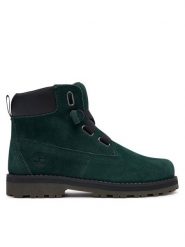 Timberland Trapery Courma Kid TB0A5NJNEY01 Zielony. Zielone buty zimowe chłopięce Timberland, bez wzorów, ze skóry, bez zapięcia. Za 429.99 zł.