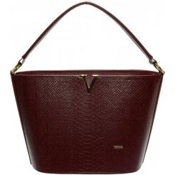 Grosso Bag Torebka Damska Burgund. Czerwone torebki do ręki damskie Grosso Bag. W wyprzedaży za 99.00 zł.