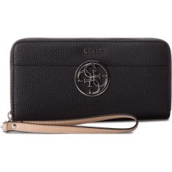 Duży Portfel Damski GUESS - Kamryn Slg SWBL66 91460 BLA. Czarne portfele damskie Guess, ze skóry ekologicznej. Za 279.00 zł.