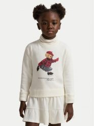 Polo Ralph Lauren Sukienka dzianinowa 312981086001 Écru Regular Fit. Sukienki dla dziewczynek Polo Ralph Lauren, bez wzorów, z bawełny, bez ramiączek. Za 589.99 zł.