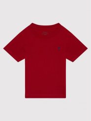 Polo Ralph Lauren T-Shirt 321832904038 Czerwony Regular Fit. Czerwone t-shirty dla chłopców Polo Ralph Lauren, bez wzorów, z bawełny, bez ramiączek. Za 129.99 zł.