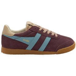 Sneakersy damscy Gola Elan Trainer. Fioletowe obuwie sportowe damskie Gola, bez wzorów, trekkingowe. Za 468.00 zł.
