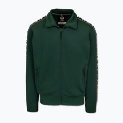 Bluza męska Pitbull Track Jacket Powers. Czarne bluzy męskie PITBULL, m, bez wzorów, bez kaptura, na fitness i siłownię. Za 249.99 zł.