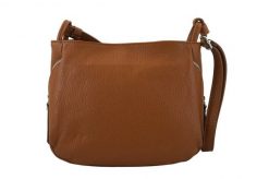 Listonoszka skórzana BARBERINI'S j. brązowa 946-12. Brązowe torebki shopper damskie Barberinis, bez wzorów, z lakierowanej skóry, eleganckie, małe, lakierowane, bez dodatków. Za 289.99 zł.
