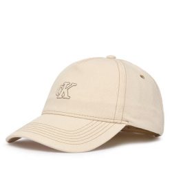 Czapka z daszkiem Calvin Klein. Czapki i kapelusze damskie Calvin Klein, bez wzorów. Za 169.99 zł.
