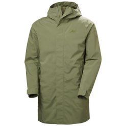 Kurtka wodoodporna Helly Hansen Brussel. Zielone kurtki męskie Helly Hansen, m, bez wzorów, z poliamidu, klasyczne, z kapturem. Za 760.50 zł.