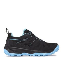Trekkingi Mammut. Czarne obuwie sportowe damskie Mammut, bez wzorów, trekkingowe. Za 589.99 zł.