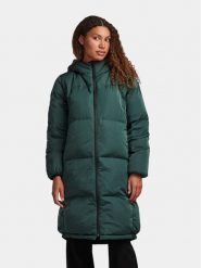 YAS Płaszcz zimowy 26031874 Zielony Regular Fit. Zielone płaszcze damskie YAS, na zimę, xl, bez wzorów, z syntetyku, bez kaptura. Za 629.99 zł.