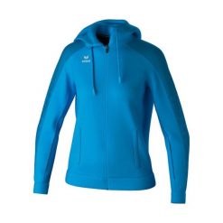Damska bluza dresowa z kapturem Erima Evo Star. Fioletowe bluzy damskie Erima, bez wzorów, z dresówki, z kapturem. Za 261.50 zł.